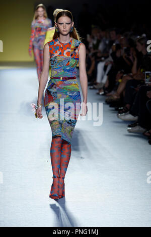 Milan, Italie. Sep 21, 2018. Fashion Show : Versace : Crédit Photo Agency indépendante/Alamy Live News Banque D'Images