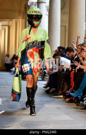 Milan, Italie. 22 Sep, 2018. Défilé Iceberg : Crédit Photo Agency indépendante/Alamy Live News Banque D'Images