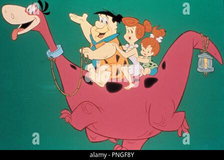 Titre original : LE FLINTSTONES. Titre en anglais : LE FLINTSTONES. Année : 1960. Directeur : JOSEPH BARBERA, WILLIAM HANNA ; CHARLES A. Nichols. Credit : HANNA-BARBERA/NBC/ABC/WARNER BROS TV / Album Banque D'Images