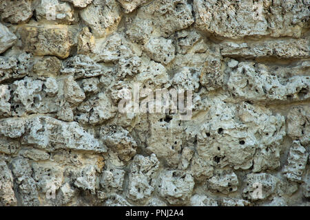 Grunge texture pierre brute d'un ancien mur. La texture ou l'arrière-plan pour n'importe quel produit de conception Banque D'Images