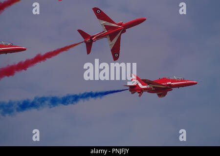 Royal Air Force Red Arches à RAF Fairford, RIAT, Banque D'Images