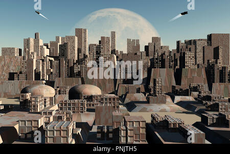 Futuropolis Banque D'Images