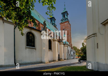 Gniezno, Pologne grande province, la Pologne. La cathédrale de Gniezno Royal Banque D'Images