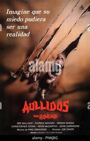 Titre original : THE HOWLING. Titre en anglais : THE HOWLING. Année : 1981. Réalisateur : JOE DANTE. Credit : AMBASSADE PHOTOS / Album Banque D'Images