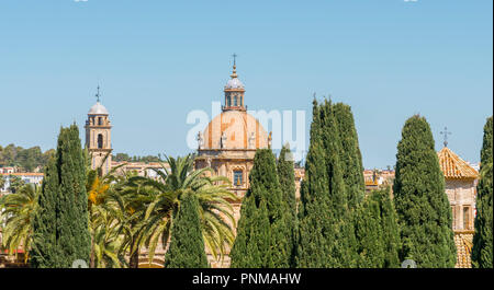 Coupole de la Cathédrale de Jerez, Jerez de la Frontera, Cadix, Andalousie, Espagne Banque D'Images