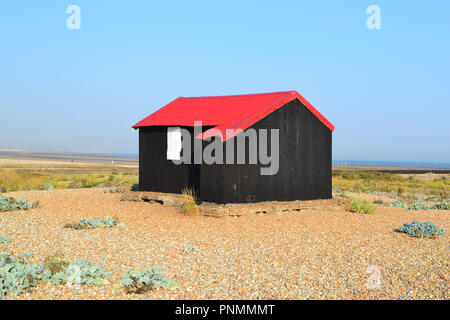 Une mystérieuse cabane sur bardeau à Rye, East Sussex, England, UK en été Banque D'Images