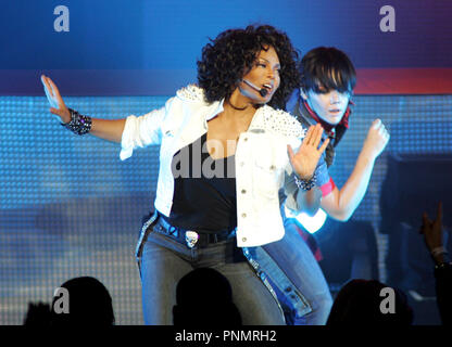 Janet Jackson joue sur la soirée de clôture de sa tournée mondiale 2011 au Fillmore à Miami Beach le 5 décembre 2011. Banque D'Images