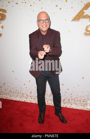 'America's Got Talent" filmé live au Théâtre Dolby comprend : Howie Mandel Où : Hollywood, California, United States Quand : 21 août 2018 Credit : FayesVision/WENN.com Banque D'Images