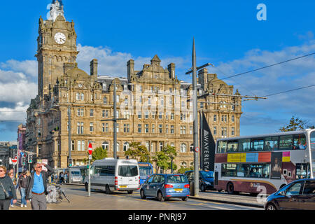 L'hôtel Balmoral en Écosse Edinburgh Princes Street Banque D'Images