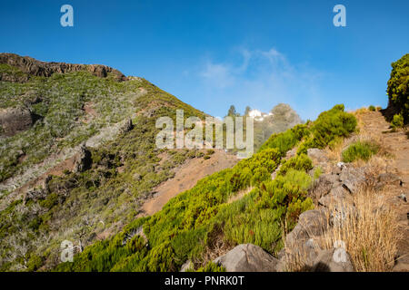 Pico Ruivo 2018 - l'île de Madère randonnée lever du soleil Banque D'Images