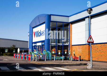 Wickes n'est un centre de rénovations et de garden centre, basée au Royaume-Uni et administré par Travis Perkins Banque D'Images