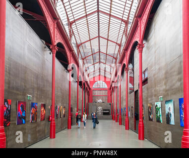 Mercado Ferreira Borges, un bâtiment historique du marché du 19ème siècle qui abrite aujourd'hui une discothèque et restaurant, Porto, Portugal Banque D'Images