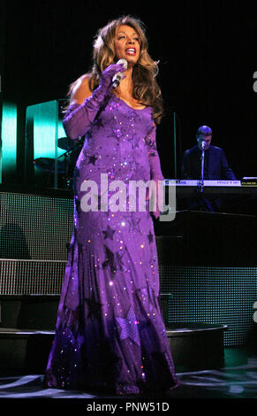 Donna Summer en prestation au Seminole Hard Rock Hotel and Casino à Hollywood, en Floride le 18 août 2010. Banque D'Images