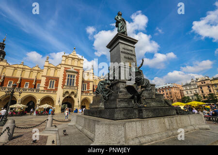 Place de la vieille ville de Cracovie Pologne Banque D'Images