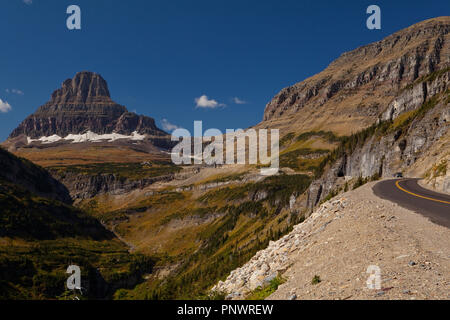 Logan Pass, Glacier NP Banque D'Images