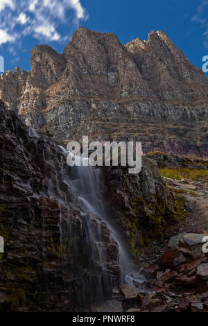 Logan Pass, Glacier NP Banque D'Images