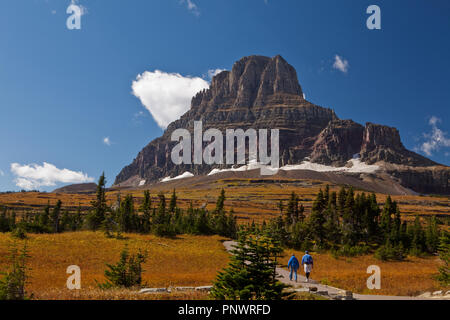 Logan Pass, Glacier NP Banque D'Images