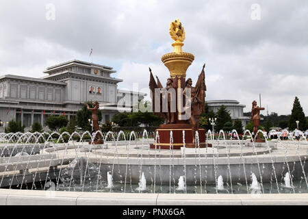 Palais Kumsusan du Soleil à Pyongyang Banque D'Images