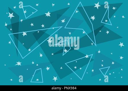 Constellations star background Illustration de Vecteur