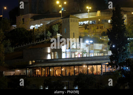 Vue sur la Cinémathèque de Jérusalem et les archives de films situés près de la vallée de Hinnom dans Jérusalem-Ouest Israël Banque D'Images