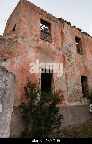 Bâtiment abandonné. Sardaigne Banque D'Images