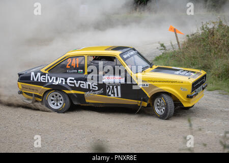 Rallye - Ford Escort pic Banque D'Images