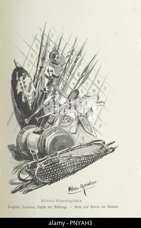 Libre à partir de la page 169 de "eine zweite Durchquerung Äquatorial-Afrikas vom Congo zum Zambèze während der Jahre 1886 und 1887 . Mit 92 Abbildungen, etc' . Banque D'Images