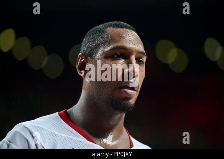 Boris Diaw. L'Équipe nationale de basket-ball en France. Coupe du Monde de la FIBA, l'Espagne 2014 Banque D'Images