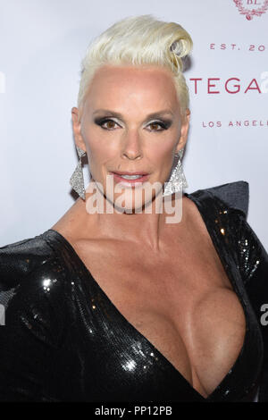 Los Angeles, USA. 22 Sep, 2018. Brigitte Nielsen participe à la 9e édition du Gala de l'avant face à l'hôtel Beverly Wilshire à Beverly Hills le 22 septembre 2018. Crédit : l'accès Photo/Alamy Live News Banque D'Images