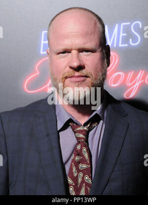 Hollywood, Etats-Unis. 22 septembre 2018. Directeur/écrivain Joss Whedon assiste à la première mondiale de la 20th Century Fox's "mauvaise fois Au El Royale' le 22 septembre 2018 au Théâtre chinois de Grauman à Hollywood, Californie. Photo de Barry King/Alamy Live News Banque D'Images