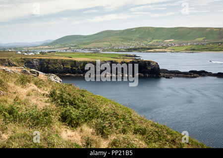 L'île de Valentia (en gaélique Dairbhre), à l'ouest de l'Irlande. Iveragh (comté de Kerry). Situé à pont de Portmagee. Ferry Sewen Banque D'Images