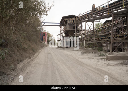 L'exploitation minière industrielle complexe d'usines Banque D'Images