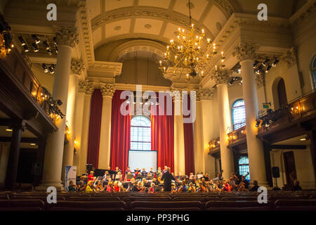 St John's Smith Square Londres- intérieur Banque D'Images