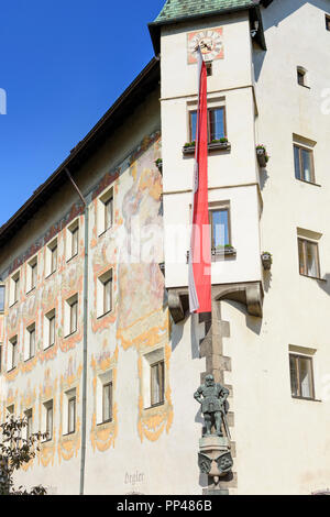 Schwaz : Hôtel de ville (Rathaus), Silberregion Karwendel, région d'argent du Karwendel, Tirol, Tyrol, Autriche Banque D'Images