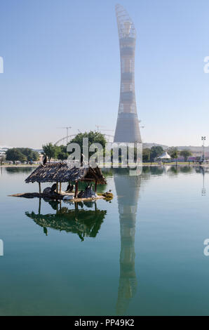 Parc Aspire Doha, Qatar Banque D'Images