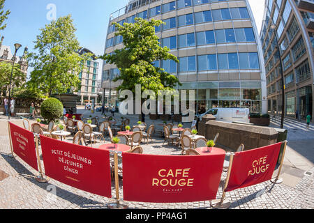 Café Rouge, St Paul's Place, à Sheffield Banque D'Images