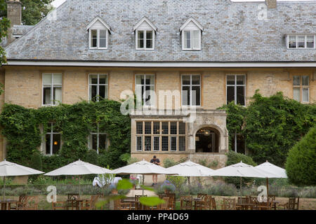 Abat Manor House, Lower Slaughter, Cotswolds, l'Angleterre, Royaume-Uni Banque D'Images