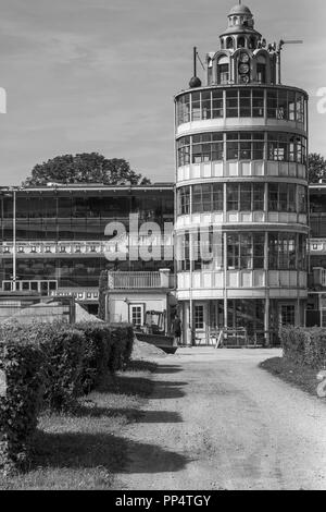 Krieau, un beau et historique cours de trottinant situé à Vienne, Autriche Banque D'Images