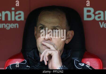 Leverkusen, Allemagne. 29Th Sep 2018. firo : 23.09.2018, football, 1.Bundesliga, la saison 2018/2019, Bayer 04 Leverkusen - FSV FSV FSV Mainz 05 coach Heiko HERRLICH, Leverkusen, Portrait | Crédit : dpa/Alamy Live News Banque D'Images