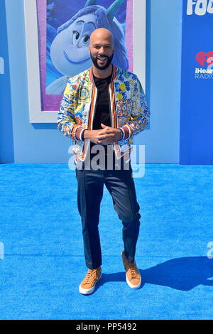 Californie, USA. 23 sept 2018. Participation à la "mallfoot commun' en première mondiale au Regency Village Theatre le 22 septembre 2018 à Westwood, en Californie. Credit : Geisler-Fotopress GmbH/Alamy Live News Banque D'Images