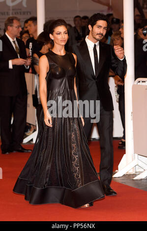 Ursula Corbero et son mari Chino Darin participant à la "un amour inattendu" première mondiale lors de la 66e Festival International du Film de San Sebastian du Kursaal le 21 septembre 2018 à San Sebastian, Espagne. Credit : Geisler-Fotopress GmbH/Alamy Live News Banque D'Images