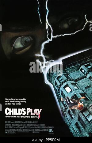 Titre original : un jeu d'enfant. Titre en anglais : un jeu d'enfant. Année : 1988. Réalisateur : TOM HOLLAND. Credit : United Artists / Album Banque D'Images