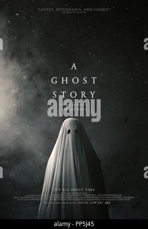 Titre original : A GHOST STORY. Titre en anglais : une histoire de fantôme. Année : 2017. Directeur : DAVID LOWERY. Credit : IDEAMAN STUDIOS/marin/ZÉRO OURS GRAS TRAS PROD / Album Banque D'Images