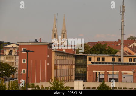 Goerlitz saxony allemagne septembre 2018 : richtfest soziokulturelles zentrum werk JE Banque D'Images