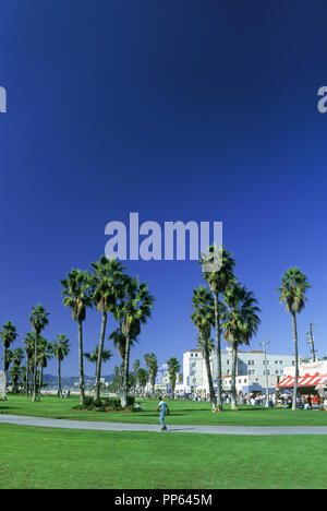 1992 Venise Venise historique PROMENADE DE LA PLAGE DE LOS ANGELES CALIFORNIA USA Banque D'Images