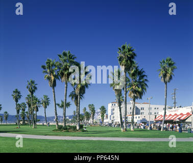 1992 Venise Venise historique PROMENADE DE LA PLAGE DE LOS ANGELES CALIFORNIA USA Banque D'Images