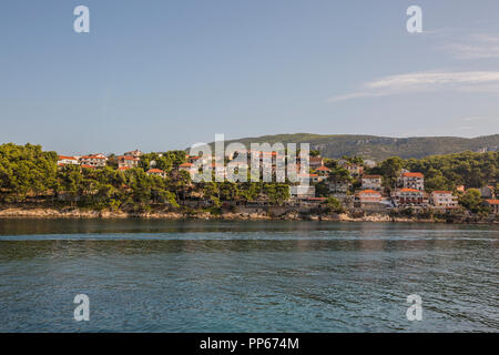 Jelsa, île de Hvar, Croatie 2018 Banque D'Images