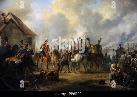 Nicolaas Pieneman (1809-1860). Peintre Russisch. La bataille de Bautersem pendant les dix jours de campagne, 1833. Rijksmuseum. Amsterdam. La Hollande. Banque D'Images