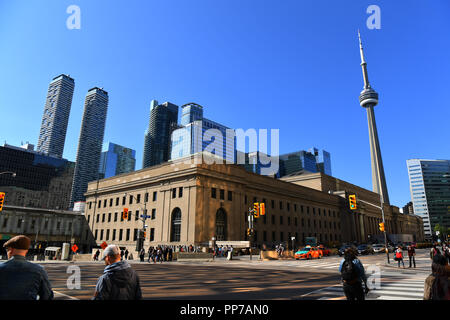 Vue sur la ville de Toronto/Vue générale, le 23 septembre 2018 - Patinage Artistique Patinage Canada 2018 : Autumn Classic Men's International de patinage libre au complexe sportif Sixteen Mile à Toronto, au Canada. (Photo de MATSUO.K/AFLO SPORT) Banque D'Images