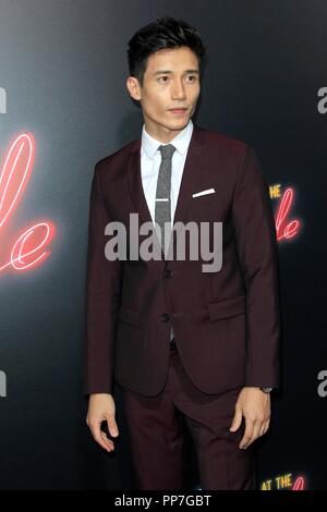 Manny Jacinto aux arrivées de mauvais moments à l'EL ROYALE Premiere, Théâtre chinois de Grauman (autrefois Grauman's), Los Angeles, CA Septembre 22, 2018. Photo par : Priscilla Grant/Everett Collection Banque D'Images